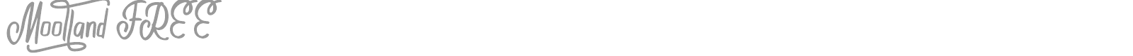 Moolland font preview